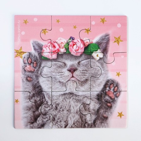Set: notebook - coloring, crayons 4 pcs. "Cat"-2