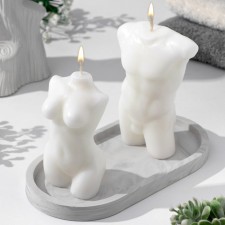 Set of candles on the stand 