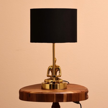 Tabled lamp "Truvor" 1x60W, E27 golden 25x25x30 cm-1