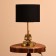 Tabled lamp "Truvor" 1x60W, E27 golden 25x25x30 cm