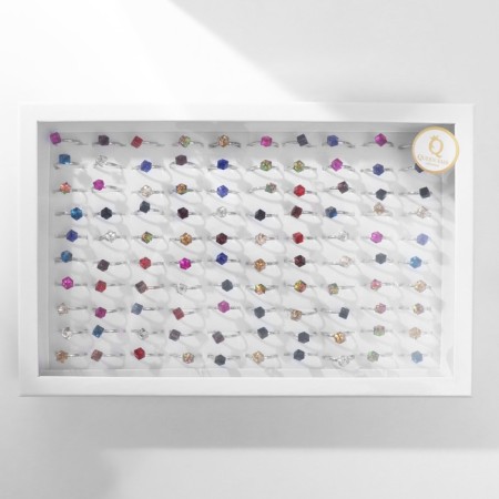 Ring "Cube", Mix color, dimensionless-2