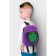 Blue backpack on a zipper, with a pocket, 19 x 22 cm "Hulk", Avengers