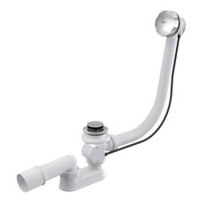 Siphon for the bathtub Alcadrain A55K-80 -ru-01, automatic, 57 cm