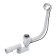 Siphon for the bathtub Alcadrain A55K-80 -ru-01, automatic, 57 cm