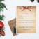 Letter to Santa Claus "Red Bant" with a craft envelope