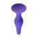 Anal plug A-Toys by Toyfa, silicone, purple, 10.2 cm