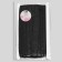 Decorative tape with square sequins, 2.5 cm, 9 ± 0.5 m, black color
