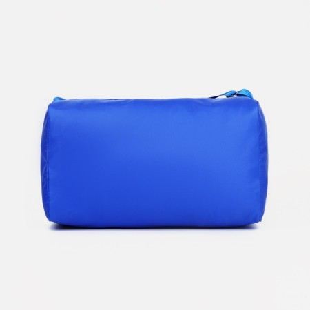 Sports bag on lightning, adjustable belt, blue color-3