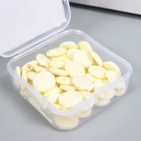 Buttons plastic on the midnight "Cream Cream" 1.3x1.3 cm set 50 pcs 2x5x5.5 cm-4
