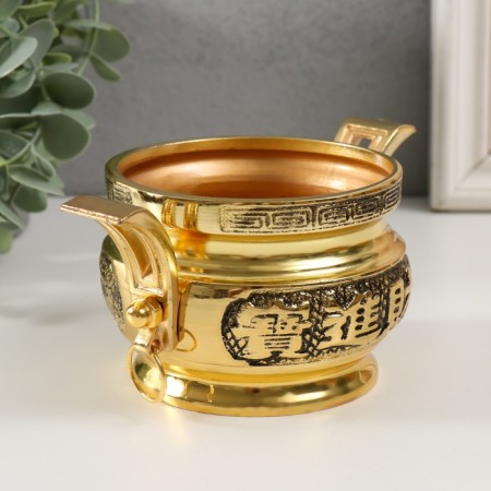 Souvenir Metal "Cup to attract wealth" 17x11x8 cm-1