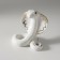 Souvenir ceramics "magnificent cobra" white with gold 5.5x10x9.5 cm
