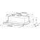 Exposure Krona Kamilla 450 Inox, built -in, 390 m3/h, 3 speeds, 45 cm, silver