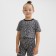 T-shirt Children's shortenedkAFTAN TRENDY GREY, R.32 (110-116)