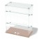 Smail window, 2 inclined shelves, 600 × 300 × 700, chipboard, glass color Book light