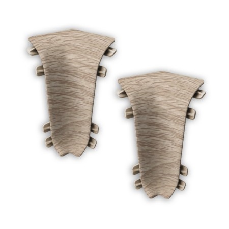 Inner lexide angle 55mm oak bleach (2pcs/blister)