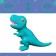 Animal figure "Drimi: acroantosaurus/tyrannosaurus"