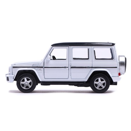 Metal Mercedes-Benz G63 AMG, 1:32, doors, inertia, white color open-4
