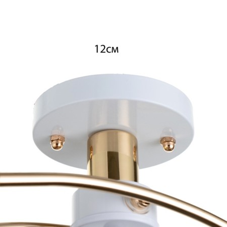 Jina chandelier 2XE27 40W white-gold 65x25x25 cm Bayerlux-4