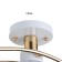Jina chandelier 2XE27 40W white-gold 65x25x25 cm Bayerlux
