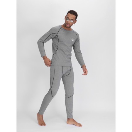 Thermal underwear is male, size 52-54, the color is light gray-9