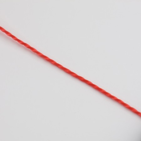 Thread for weaving, twisted, d = 1 mm, 50 m, red color-3