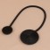 Picking for curtains “Knitted circle”, on the spring, D = 6/3.5 cm, 23.5 cm, black color