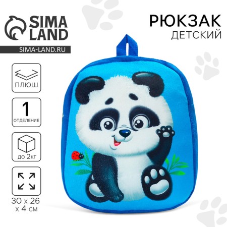 Baby backpack for the boy "Pandochka", 31 × 26 cm-3