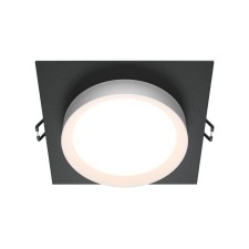 Building lamp Technical DL086-GX53-SQ-BW, 1x15W, 11x11x5.2 cm, GX53, Black and white color