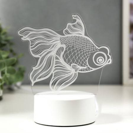 Light "Fish" Led RGB from the network 9.5x15x16.5 cm Risalux-3