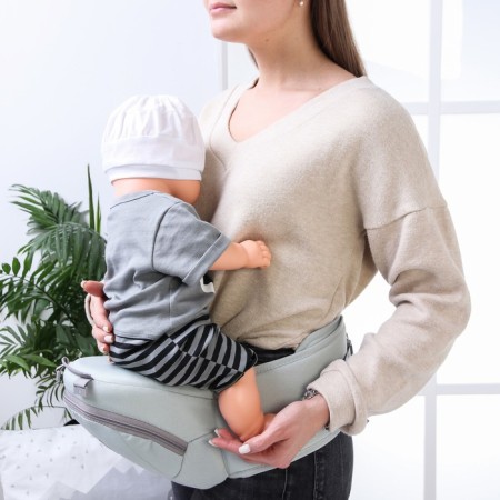 Backpack-kenguru/hips “stars”, green color-2