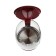 Electric kettle WillMark WEK-2005G, glass, 2 l, 2200 W, LED lighting, burgundy