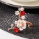 Elizabeth napkin ring, 6.5 × 4.5 × 5 cm, golden color of gold