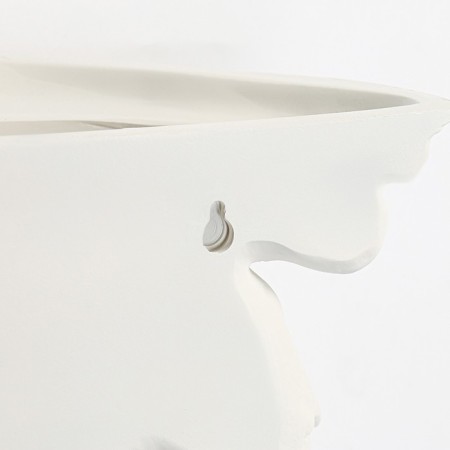 Wallness of the wall-regiment "Angel", 24 x 21 cm, white with gold-3