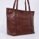 Zipper bag with zipper, brown color