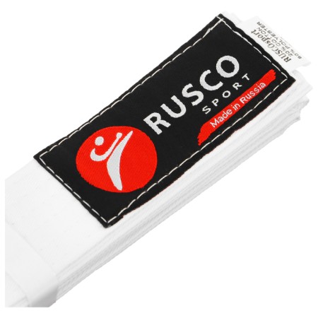 Ruscosport karate belt, length 2.6 m, white color-1