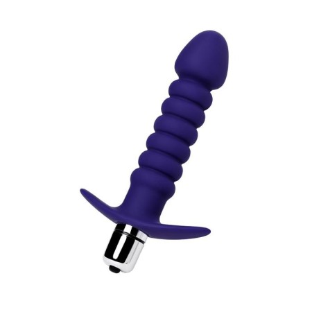 Anal vibrator Todo byfa Condal, moisture resistant, silicone, purple color, 14 cm, d = 2.9 cm-1