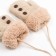 Baby mittens minku with buttons, 15 rr (15 cm), cent