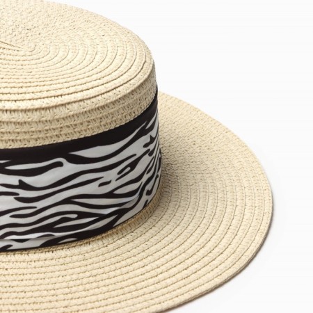 Women's hat minku, col. Beige, river 58-2