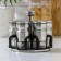 Set for glass spices on the stand “Shine”, capacity, 5.5 × 10.5 cm, 6 pcs