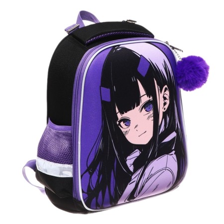 Frame backpack, 35x26x13, Seventeen, EVA girl, purple-1