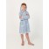 Children's robe with a hood, height 110 cm