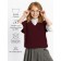 Жилет для девочки Amarobaby Knit, рост 146 см, цвет бордовый