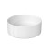 The built -in sink Cersanit Crea 38, Ring, on the countertop, white