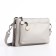 Bag Cross-Bodi with a zipper, gray color
