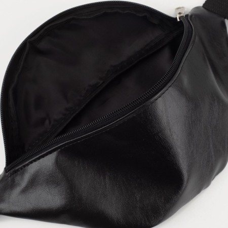 Lightning waist bag, black color-2