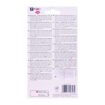A set of plastic - polymer clay, Soft "natural colors", 12 colors of 25 g-5