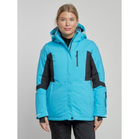 Ski jacket female, size 46, blue color