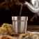 Maclay hiking glass, 180 ml, stainless steel, double bottom