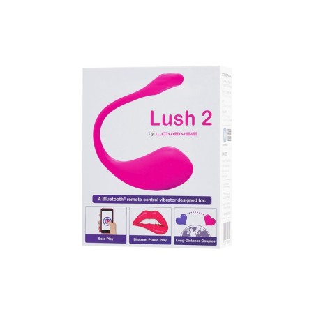 Vibroyaite Lovense Lush 2, silicone, pink color, 18 cm-9