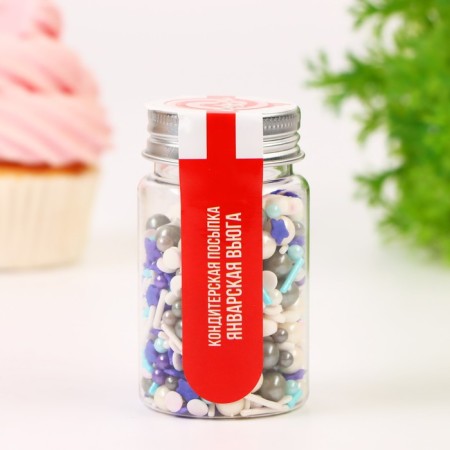 Confectionery Sprinking "January Blizzard", 50 g-2